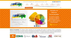 Desktop Screenshot of adesivospersonalizados.com